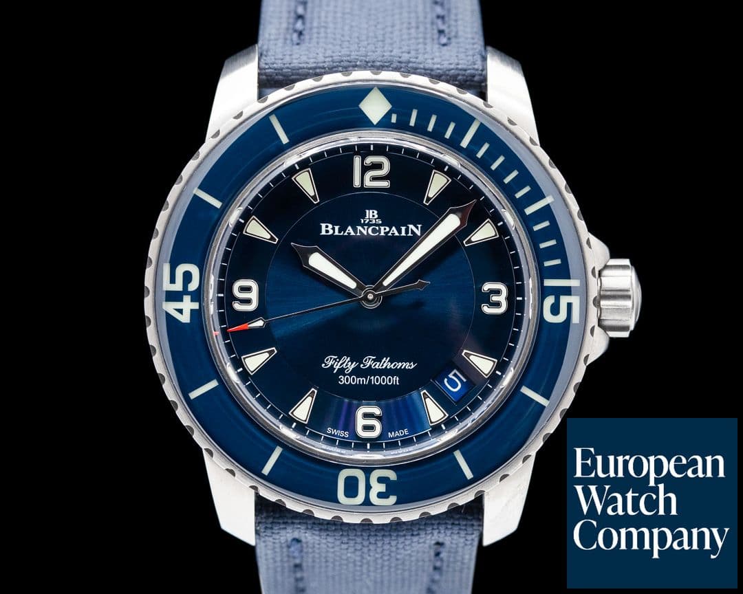 Image of Blancpain Blancpain 5015-1240-52A Fifty Fathoms Titanium 2022