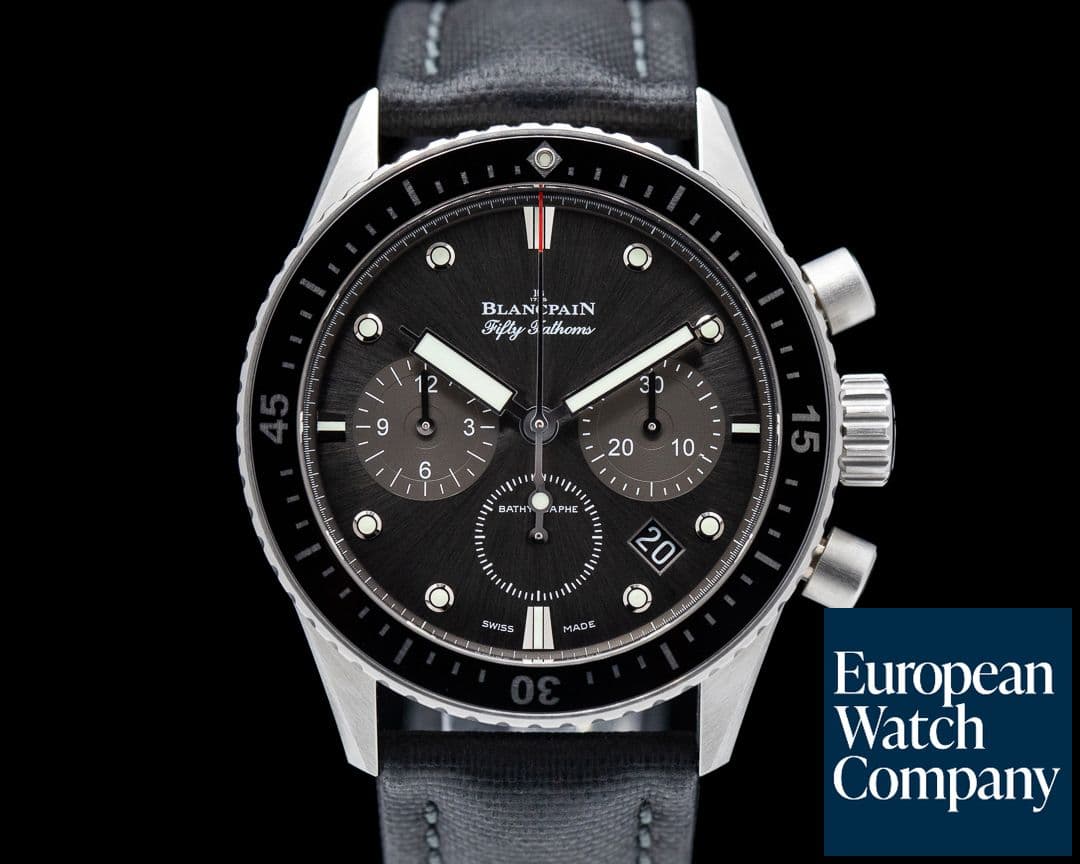 Image of Blancpain Fifty Fathoms Bathyscaphe Flyback Chronograph SS / SS 2021