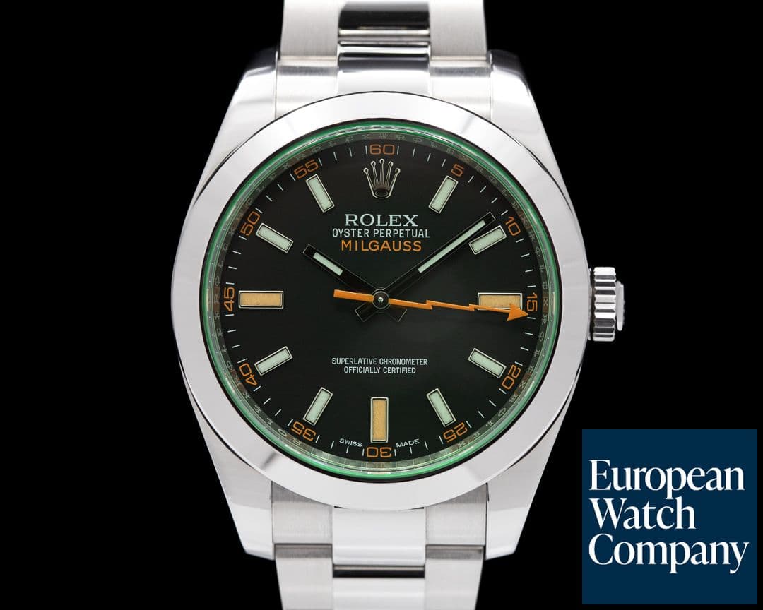 Image of Rolex Milgauss 116400GV Green Crystal Edition 2020