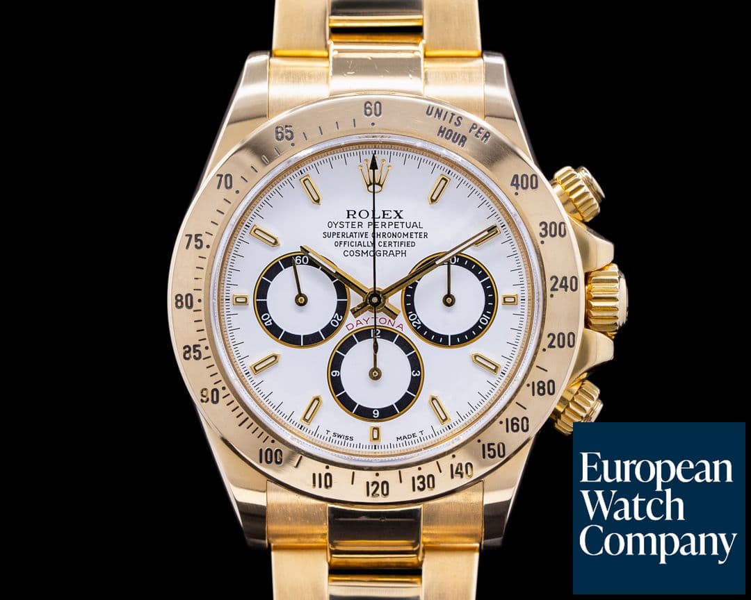 Image of Rolex Daytona Zenith white Dial 18K / Bracelet 1993