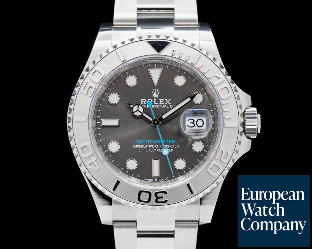 Image of Rolex Yacht Master SS Dark Rhodium Dial / Platinum Bezel 2021