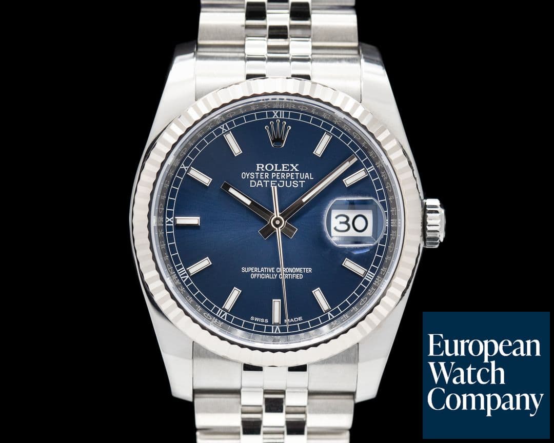 Image of Rolex Datejust SS Jubilee Blue Dial 