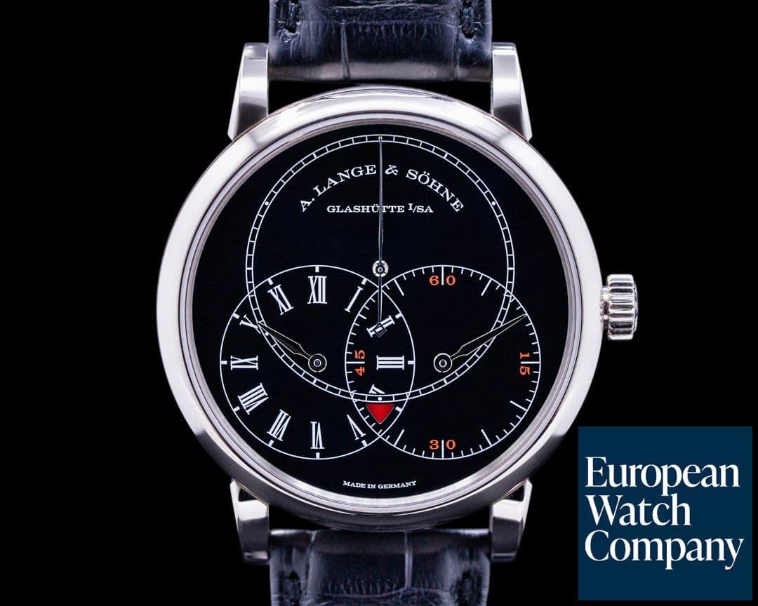 Image of A. Lange and Sohne Richard Lange 252.029 JUMPING SECONDS White Gold Black Dial 