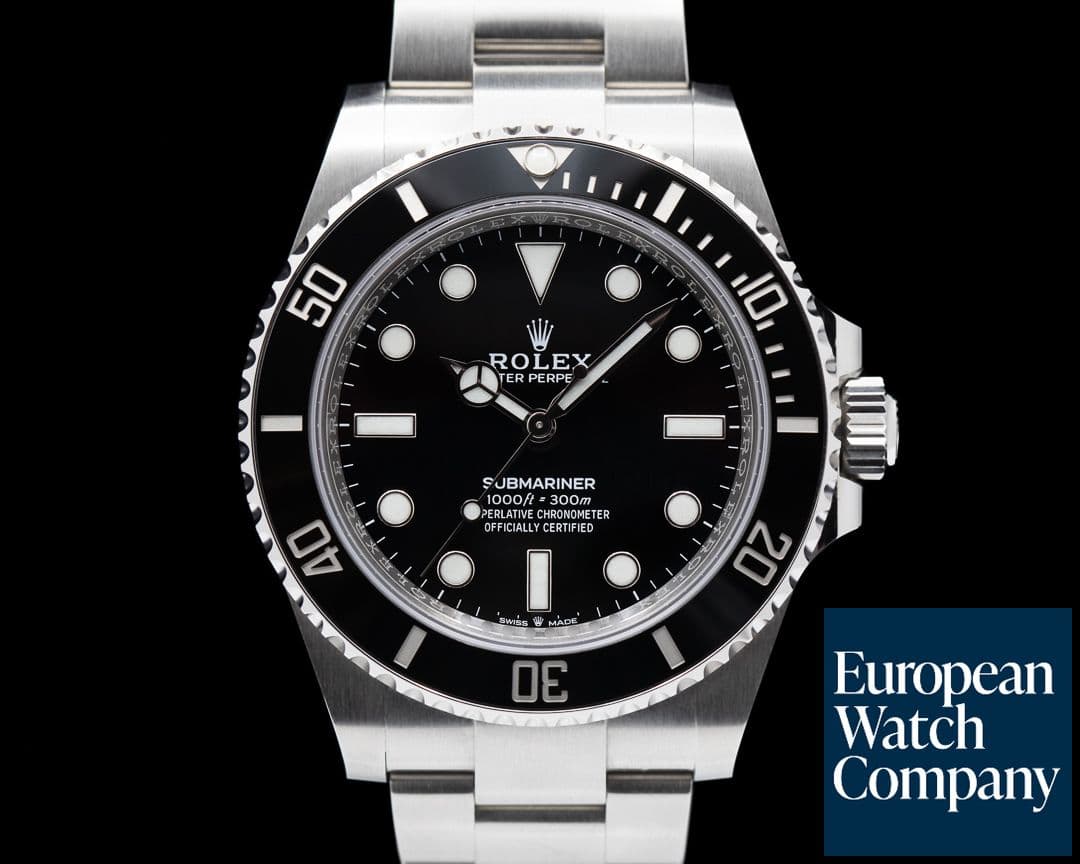 Image of Rolex Submariner 124060 No Date Ceramic Bezel 41MM 2021