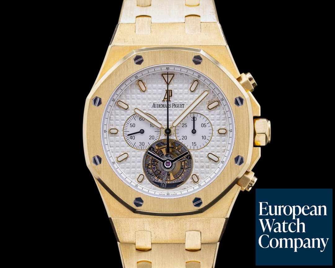 Image of Audemars Piguet Royal Oak 25977BA Tourbillon Chronograph 18k Yellow Gold 
