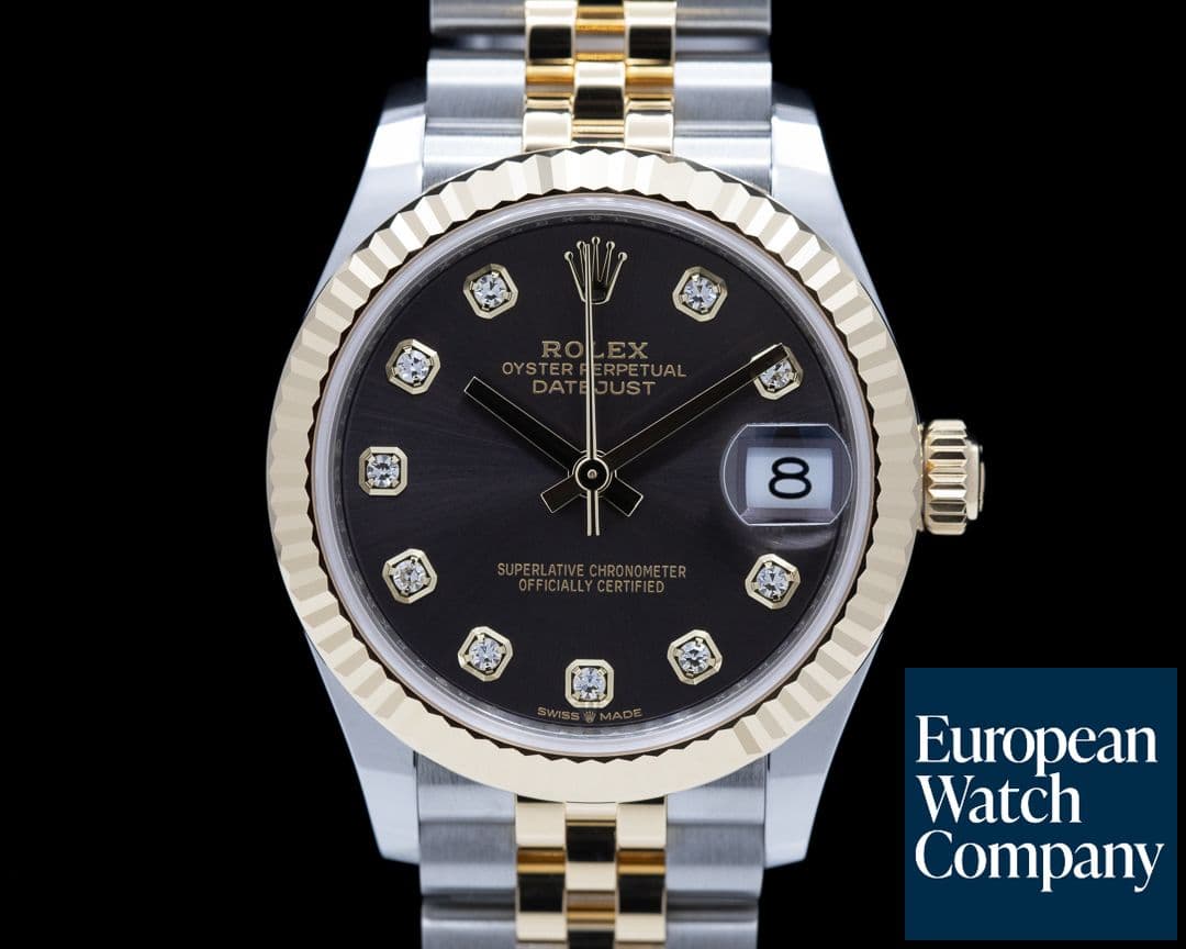 Image of Rolex Datejust 31MM SS Diamond Brown Dial 2023
