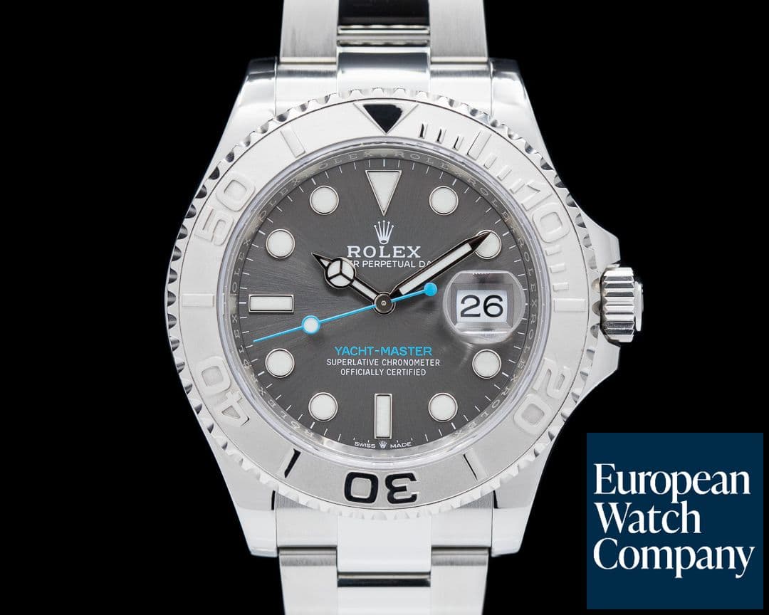 Image of Rolex Yacht Master SS Dark Rhodium Dial / Platinum Bezel 2020