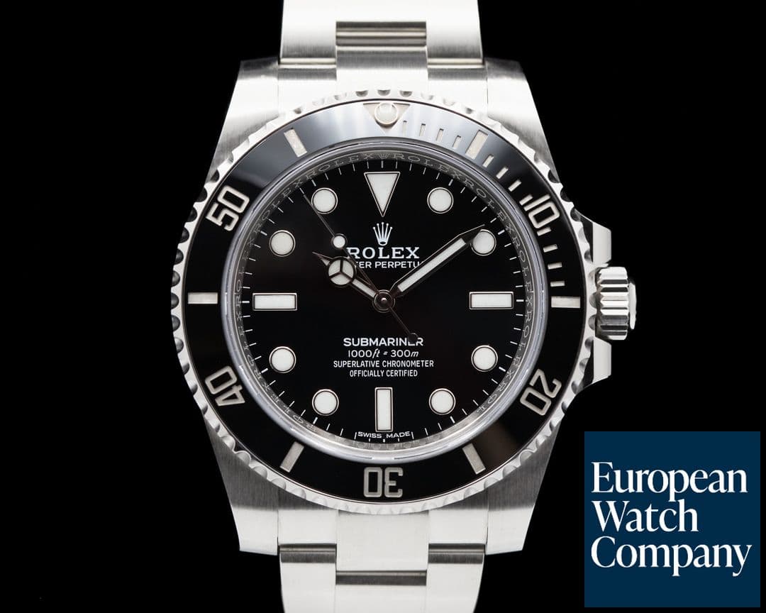Image of Rolex Submariner 114060 No Date Ceramic Bezel SS 2019