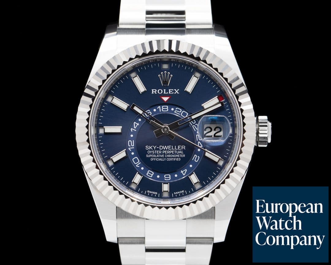Image of Rolex Sky Dweller 326934 Steel Blue SS / Oyster 2021