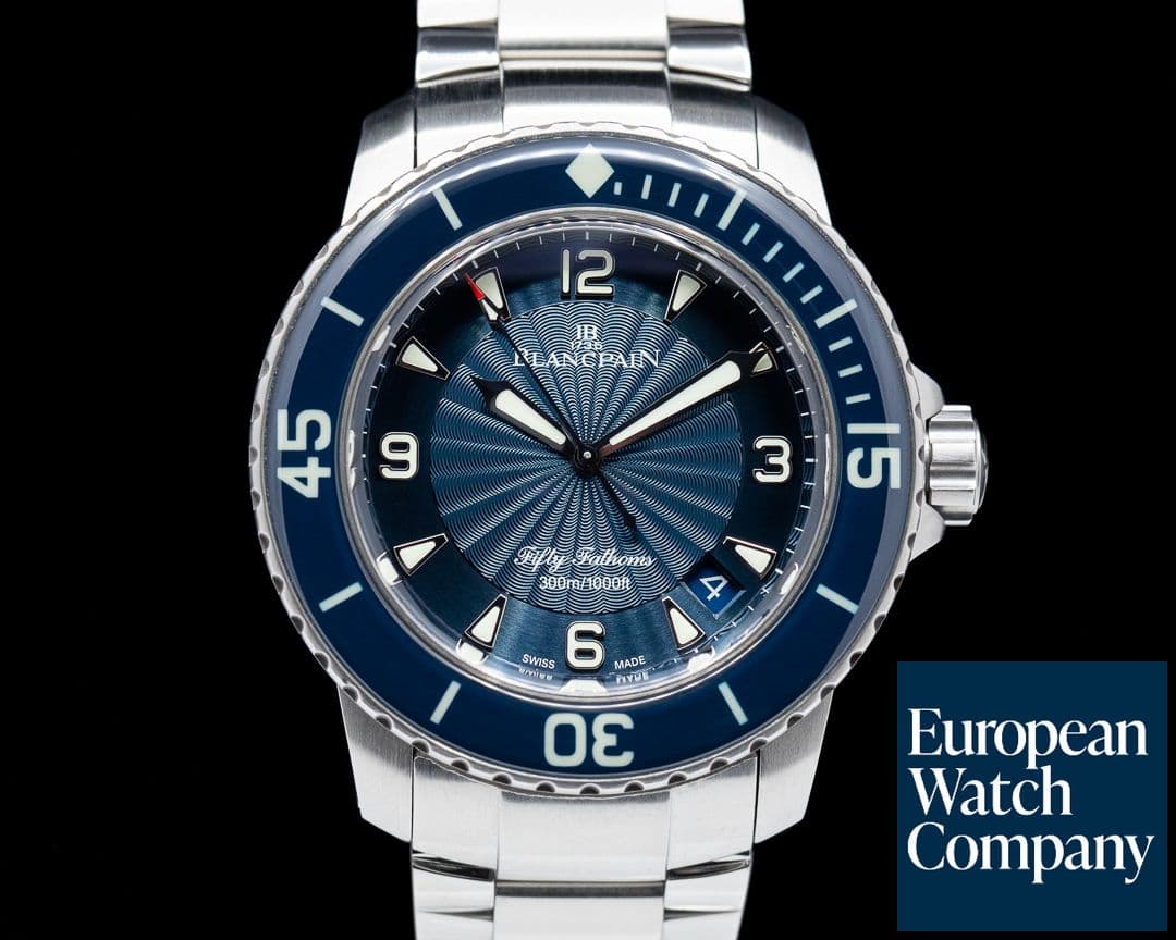 Image of Blancpain Fifty Fathoms SS / Blue Dial 2021 