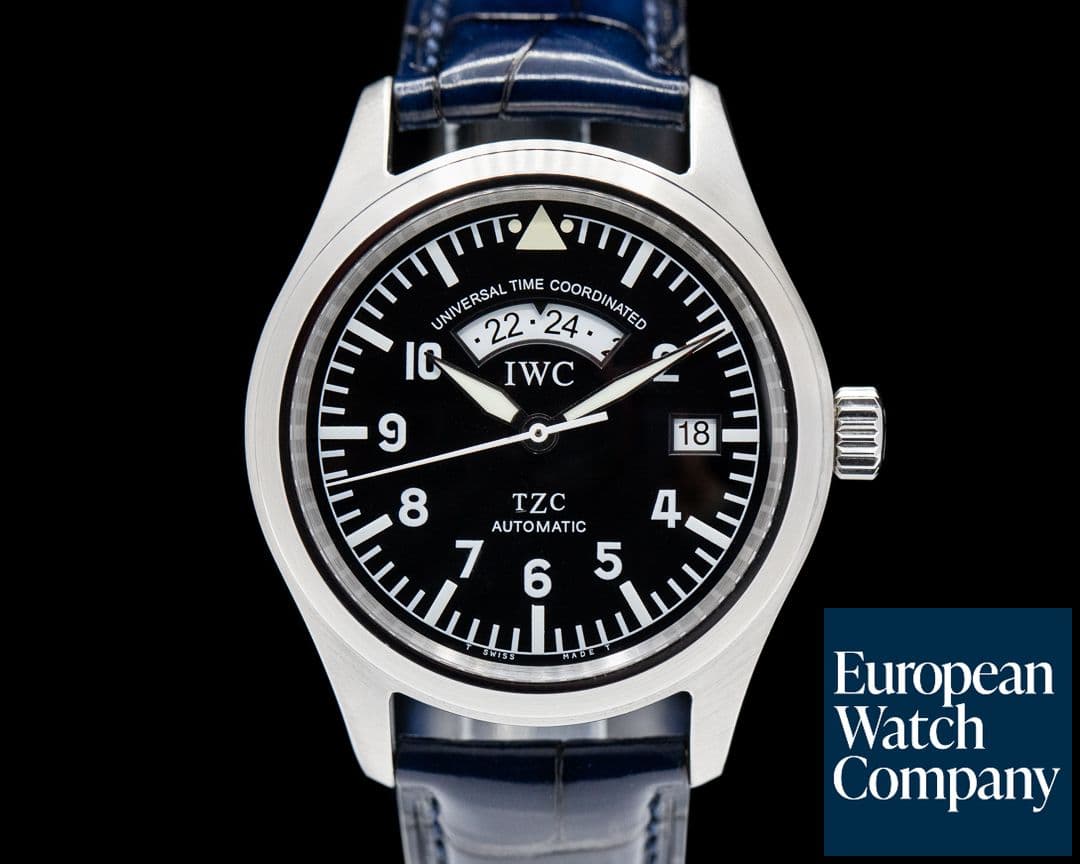 Image of IWC UTC Black Dial SS