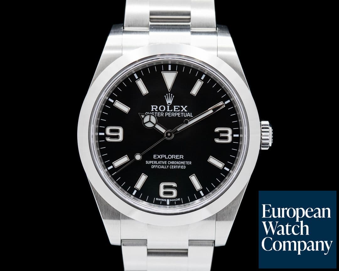 Image of Rolex Explorer I 214270 39MM Mark 2 dial