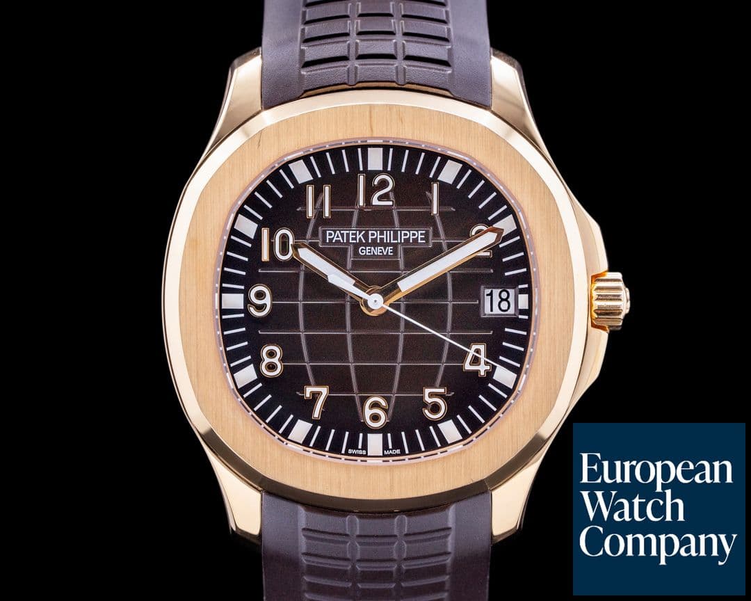 Image of Patek Philippe Aquanaut 18K 5167R Rose Gold / Brown Dial 