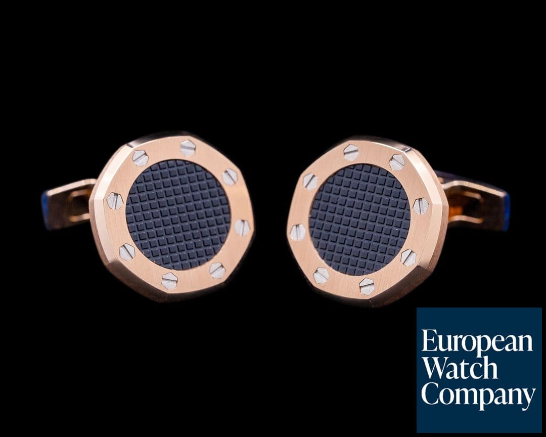 Image of Audemars Piguet Audemars Piguet Cuff Links 18k Rose Gold