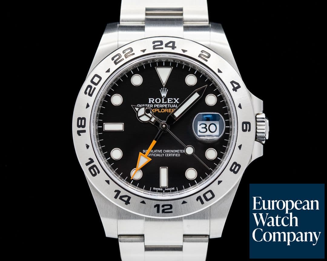 Image of Rolex Explorer II Black Dial SS 2020