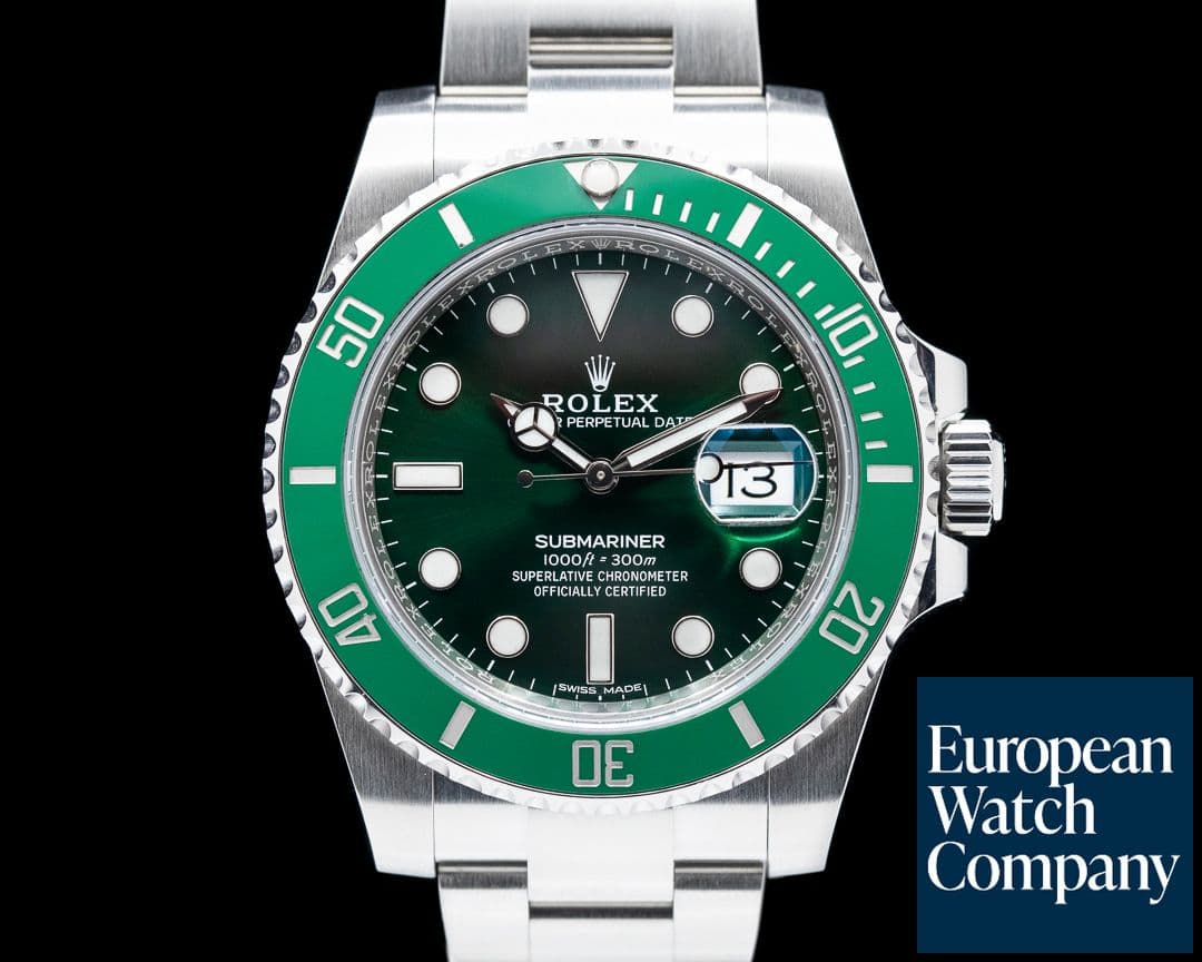 Image of Rolex Submariner "Hulk" Green Ceramic Bezel Green Dial SS 2019