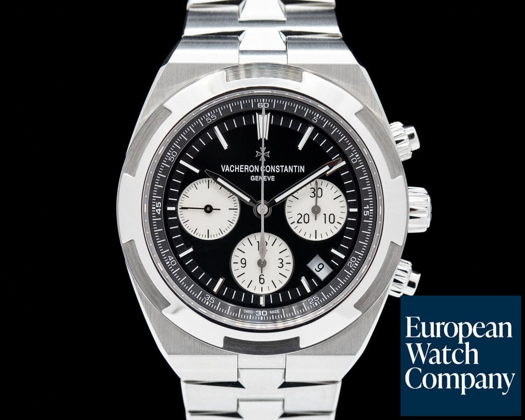 Image of Vacheron Constantin Overseas 5500V/110A Chronograph Black Panda Dial SS / SS