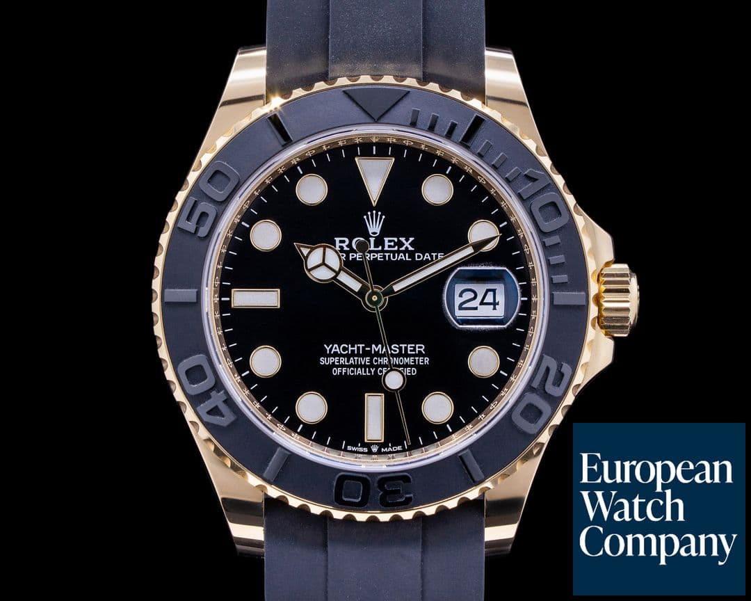 Image of Rolex Yacht Master 18K Yellow Gold / Rubber 42MM 2022
