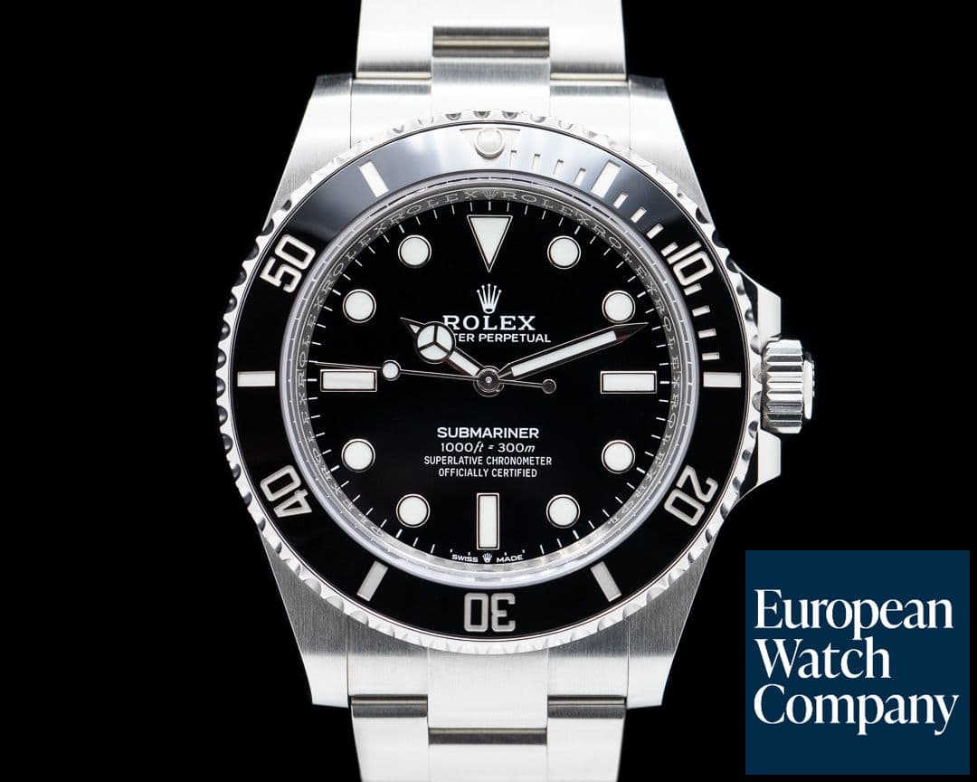 Image of Rolex Submariner 124060 No Date Ceramic Bezel 41MM 2022