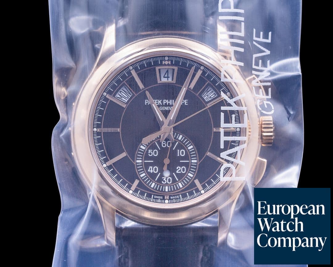 Image of Patek Philippe Chronograph Annual 5905R Calendar Rose Gold / Brown Dial SEALED UNWORN