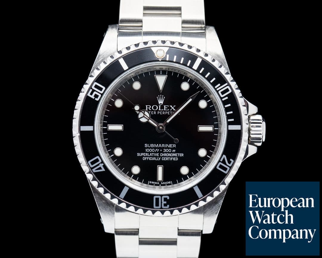 Image of Rolex Submariner No Date SS 4 Line BOX & PAPERS