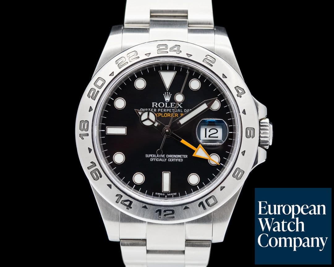 Image of Rolex Explorer II Black Dial SS