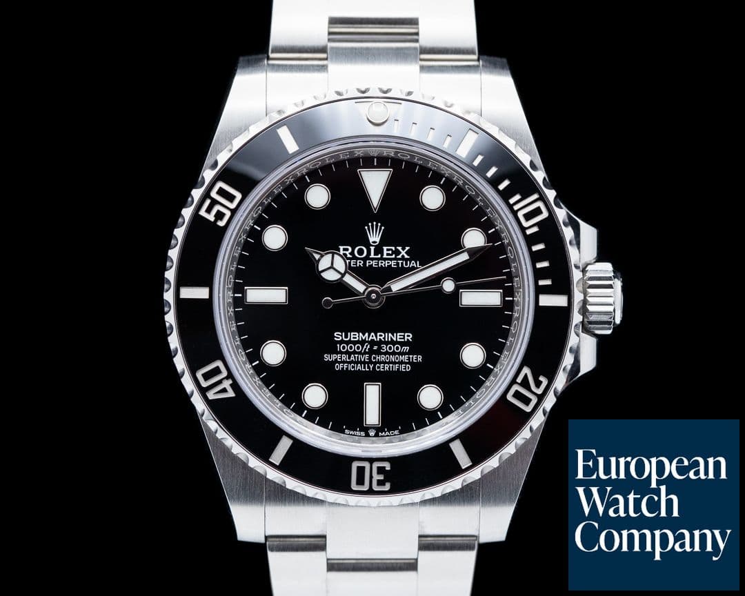 Image of Rolex Submariner 124060 No Date Ceramic Bezel 41MM 