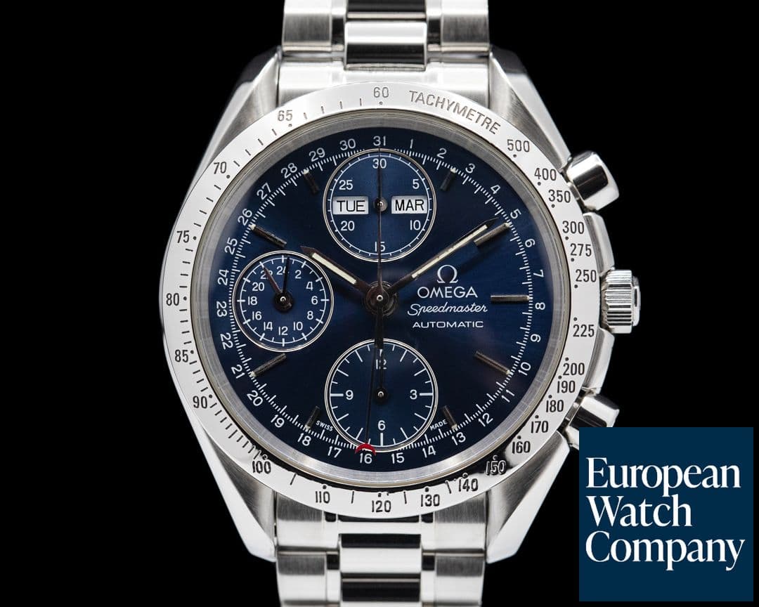 Image of Omega Speedmaster Day Date Blue Dial SS / SS