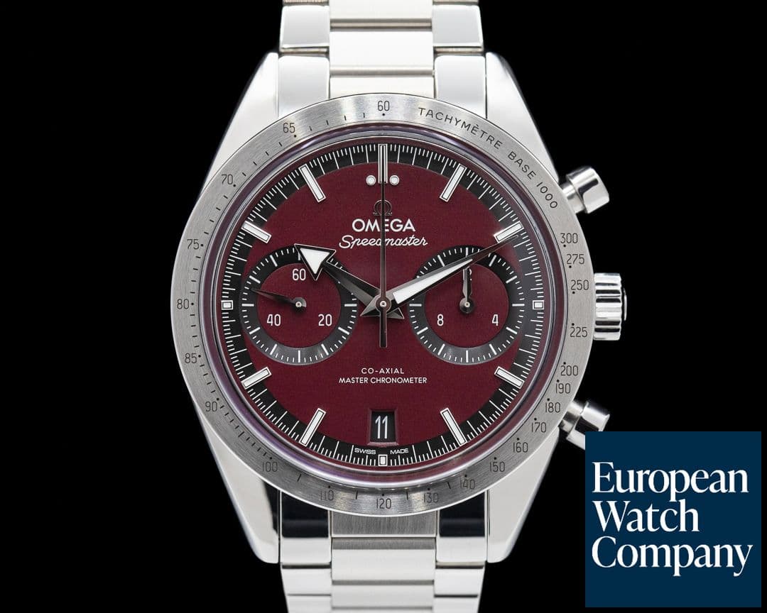 Image of Omega Speedmaster 57 Co-Axial SS Red Dial
