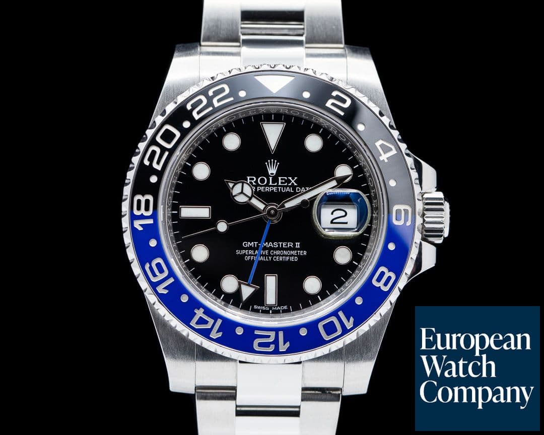 Image of Rolex GMT Master II 116710 Ceramic "Batman" SS