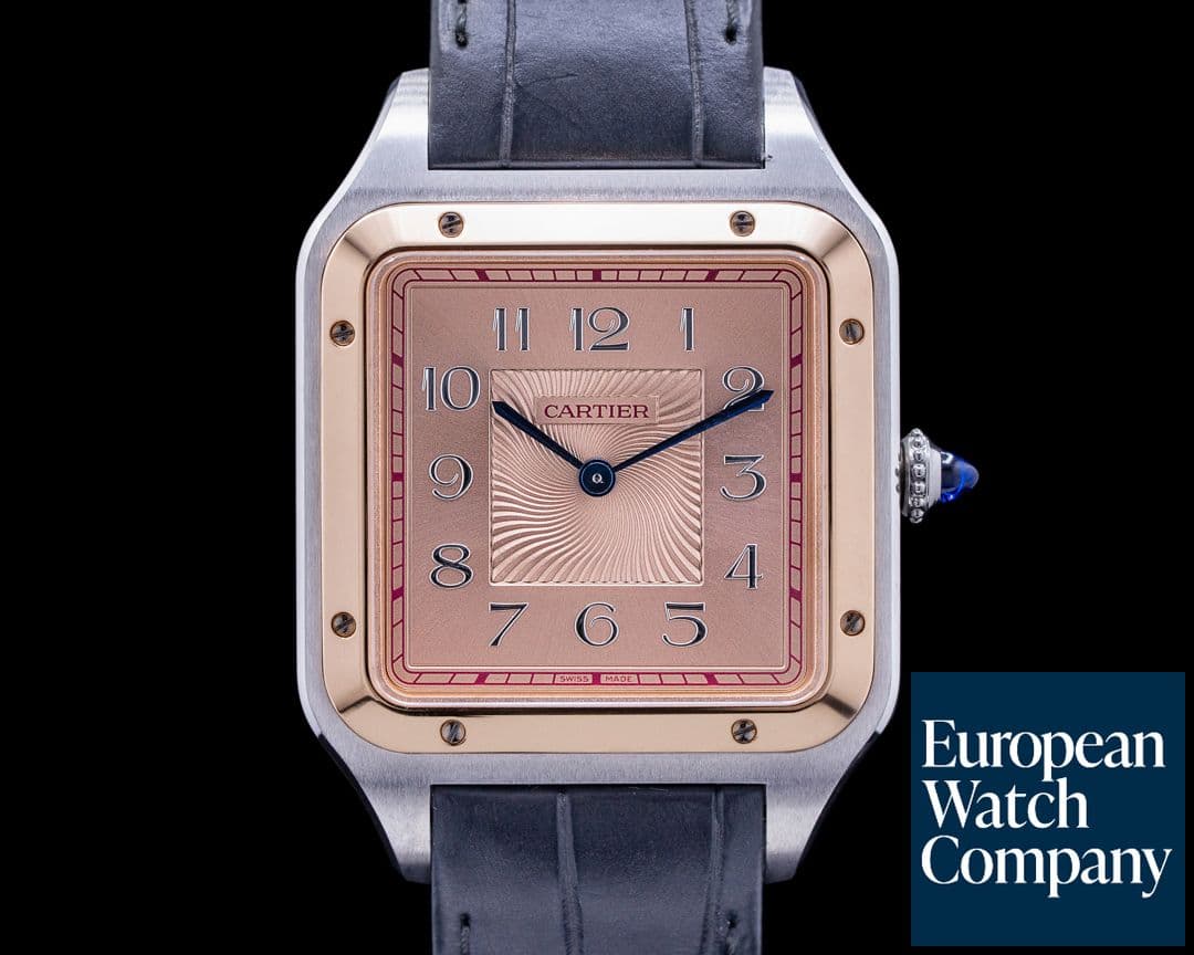 Image of Cartier Santos-Dumont XL 18k Rose Gold/Stainless Steel Limited Edition