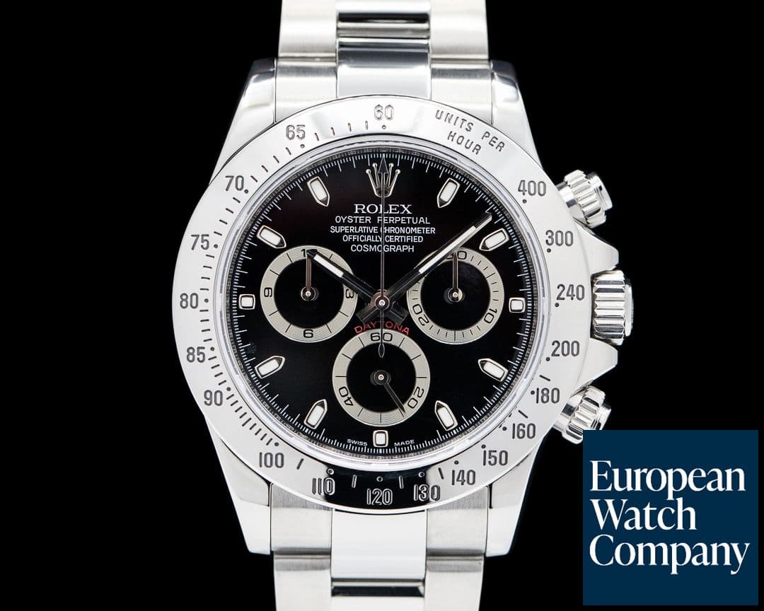 Image of Rolex Daytona 116520 Black Dial SS