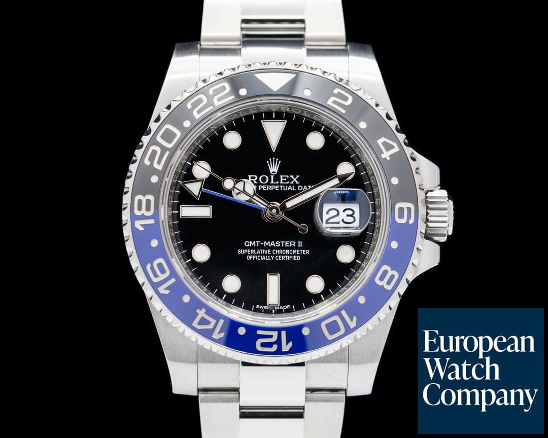 Image of Rolex GMT Master II 116710 Ceramic "Batman" SS