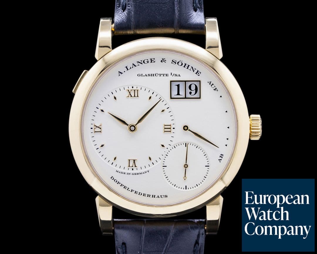 Image of A. Lange and Sohne Lange 1 101.021 Yellow Gold Champagne Dial
