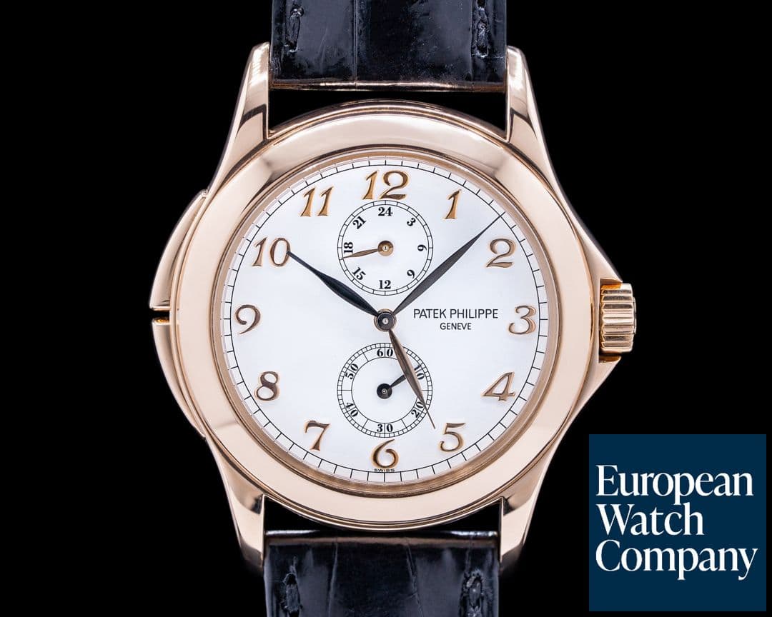 Image of Patek Philippe Travel Time 18K Rose Gold / Breguet Numerals