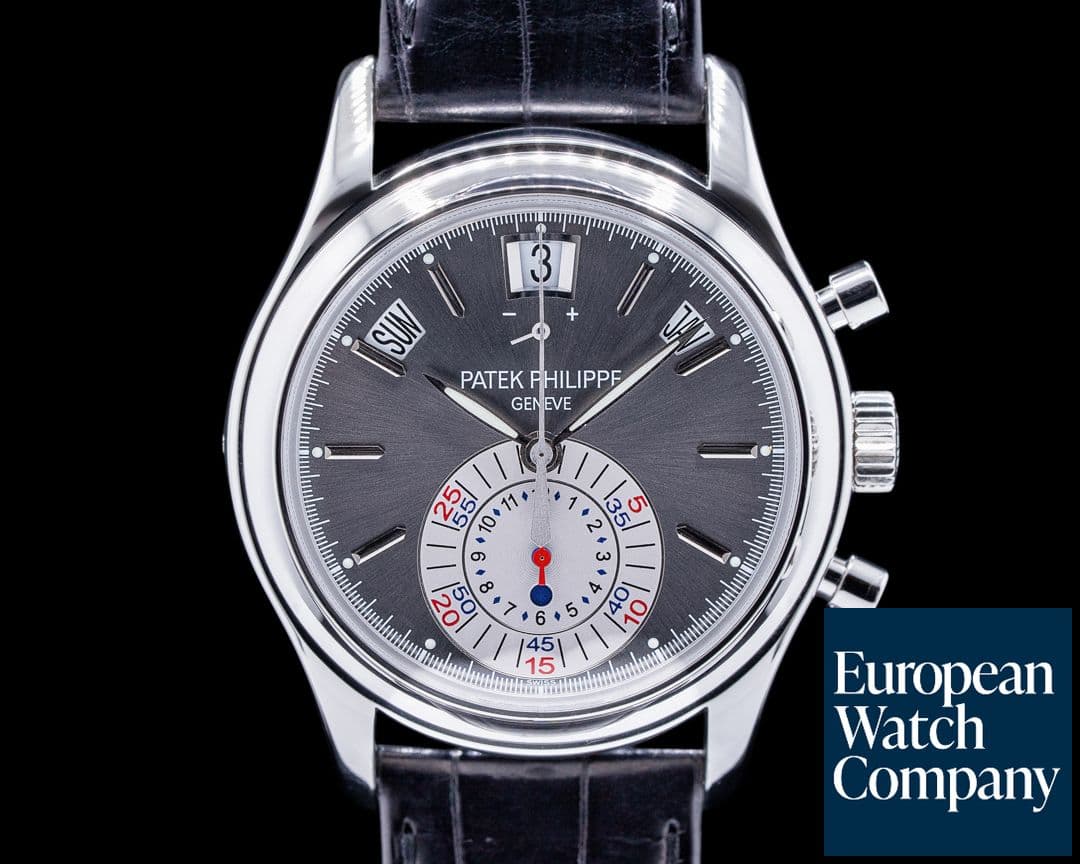 Image of Patek Philippe Annual Calendar 5960P Chronograph Platinum Grey Dial 
