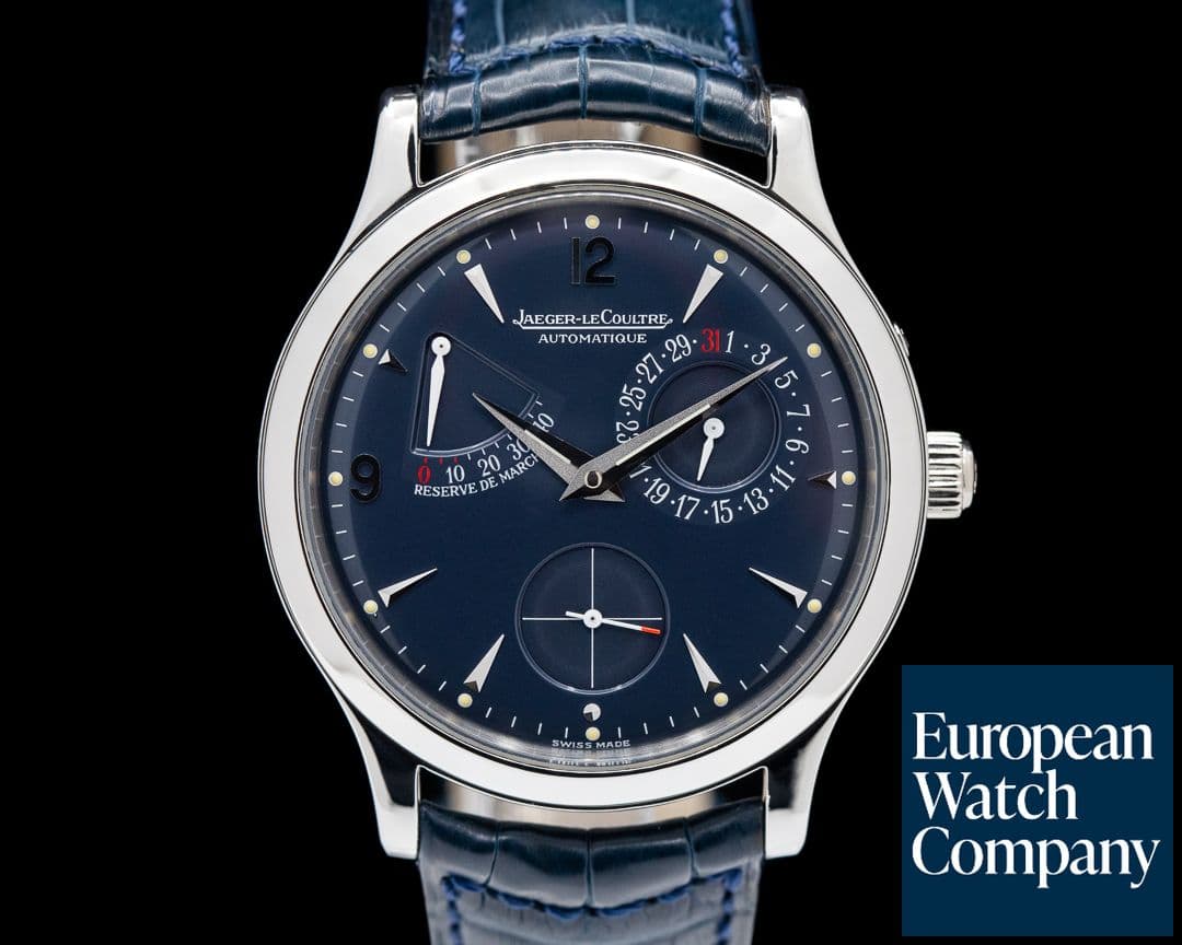 Image of Jaeger LeCoultre Master Reserve de Marche Platinum Blue Dial Limited