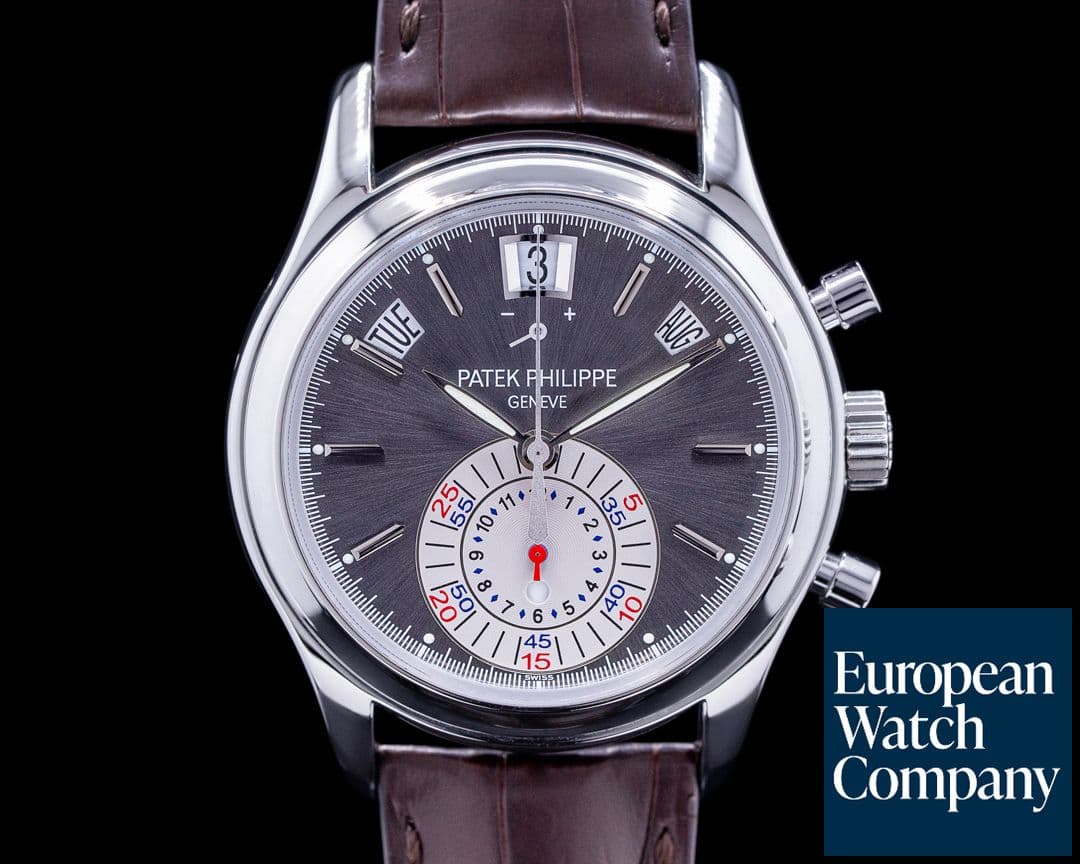Image of Patek Philippe Annual Calendar 5960P Chronograph Platinum Grey Dial 
