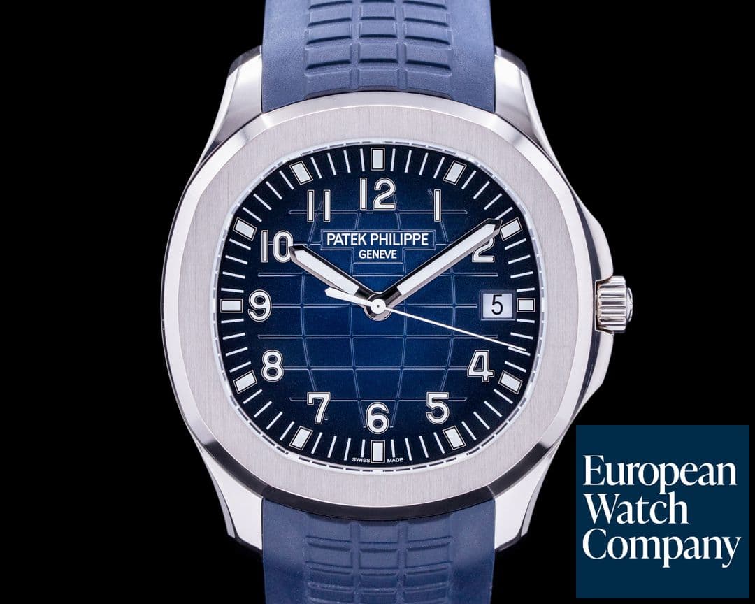 Image of Patek Philippe Aquanaut 5168G 18K White Gold / Blue Dial