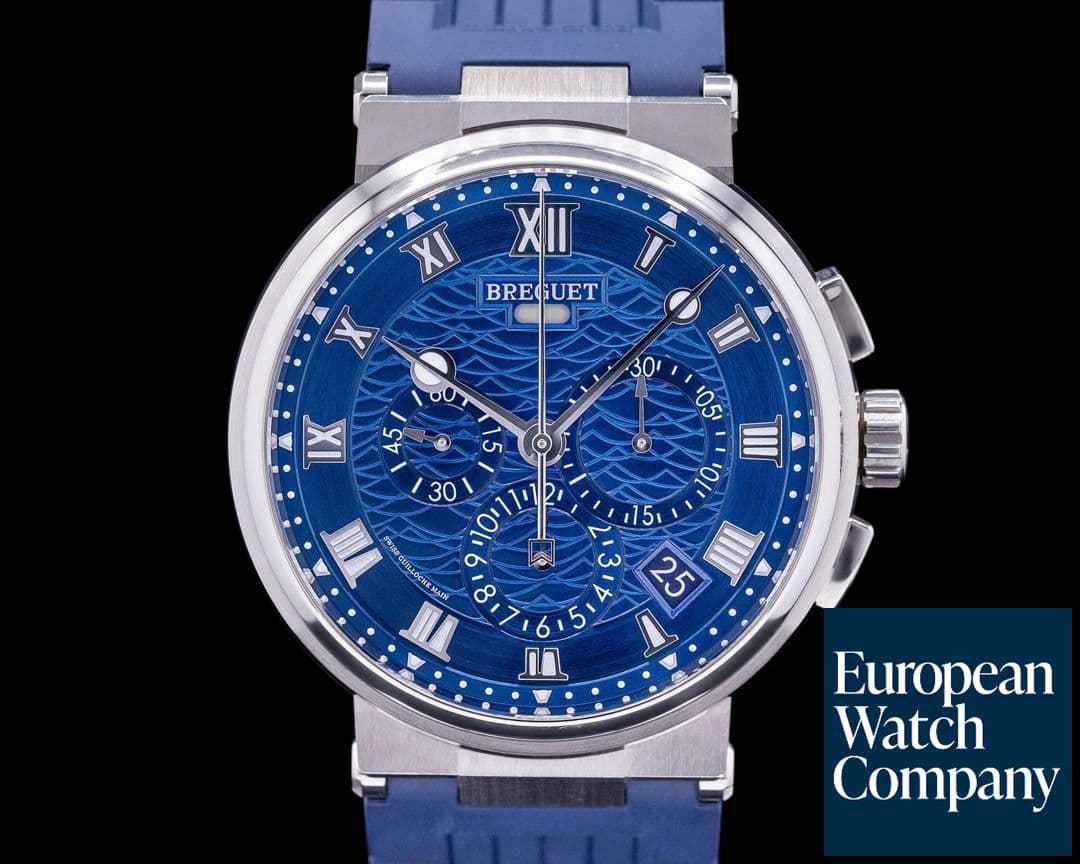 Image of Breguet Marine 18K White Gold Chronograph Blue dial 2022