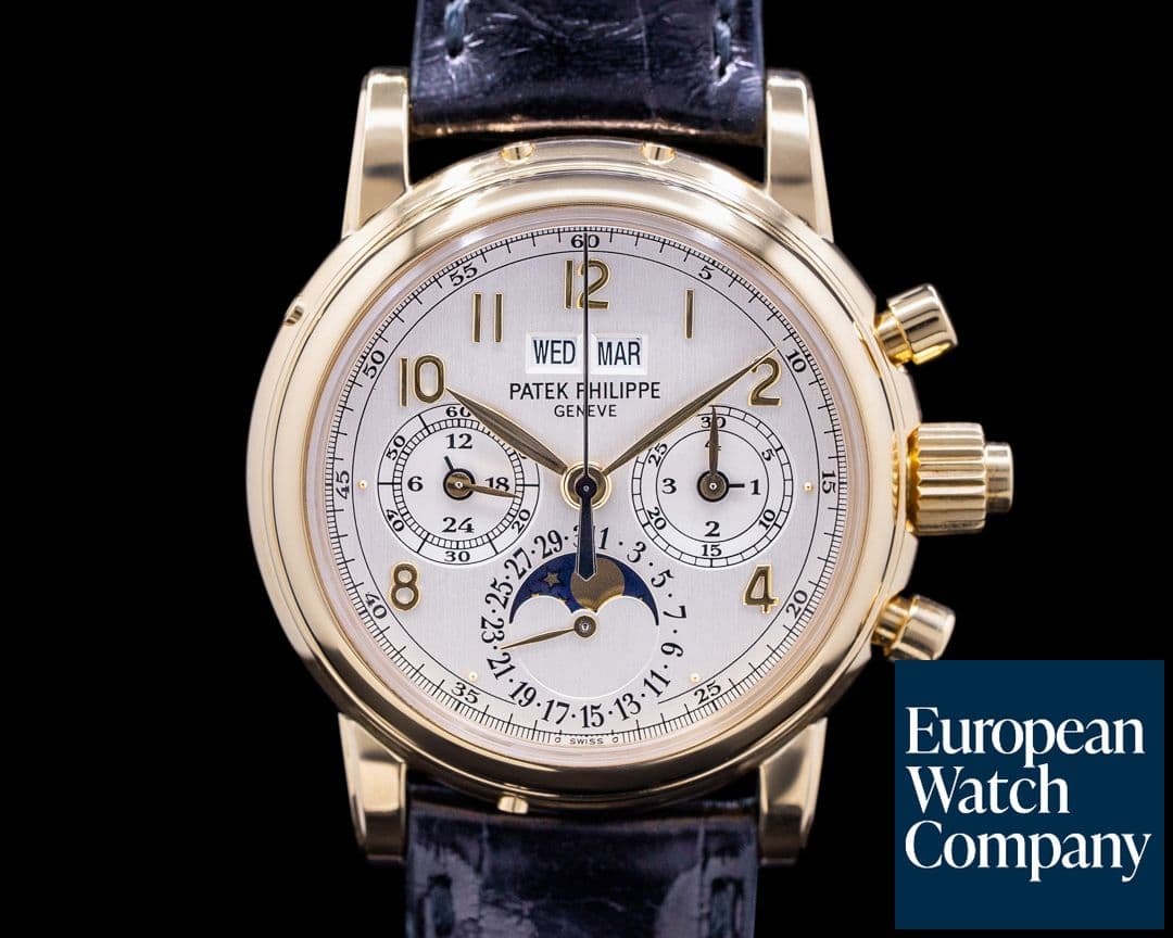 Image of Patek Philippe 5004J Perpetual Calendar Split Second Chronograph 5004 18K Yellow Gold 