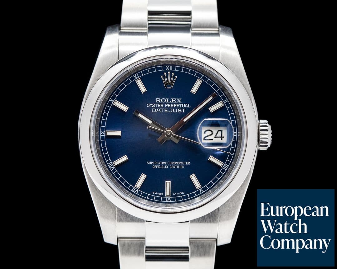 Image of Rolex Datejust 36mm Blue Dial Oyster Bracelet