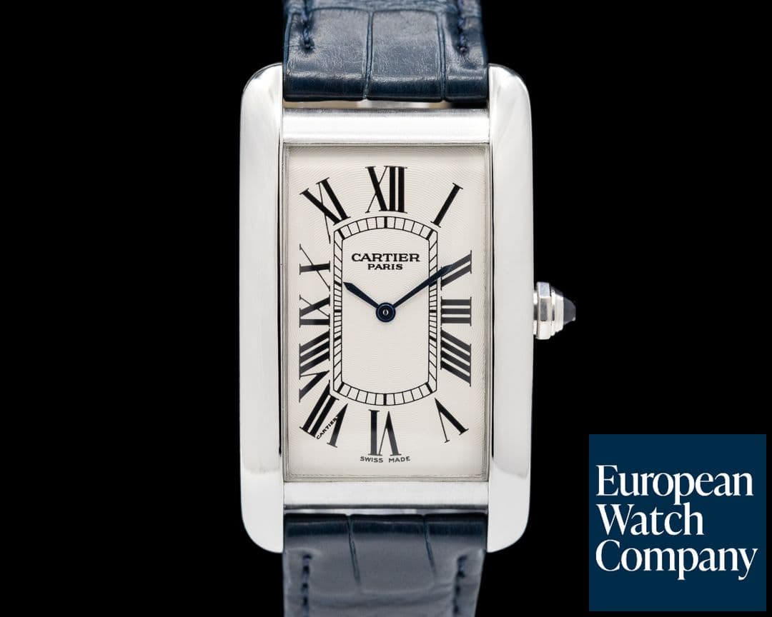 Image of Cartier Collection Privee Tank Americaine Mecanique CPCP Platinum LIMITED