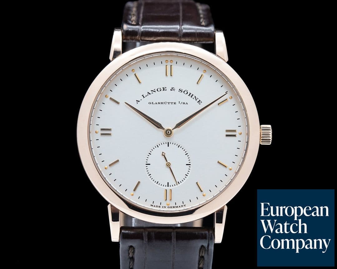 Image of A. Lange and Sohne Saxonia Rose Gold Manual Wind 37MM