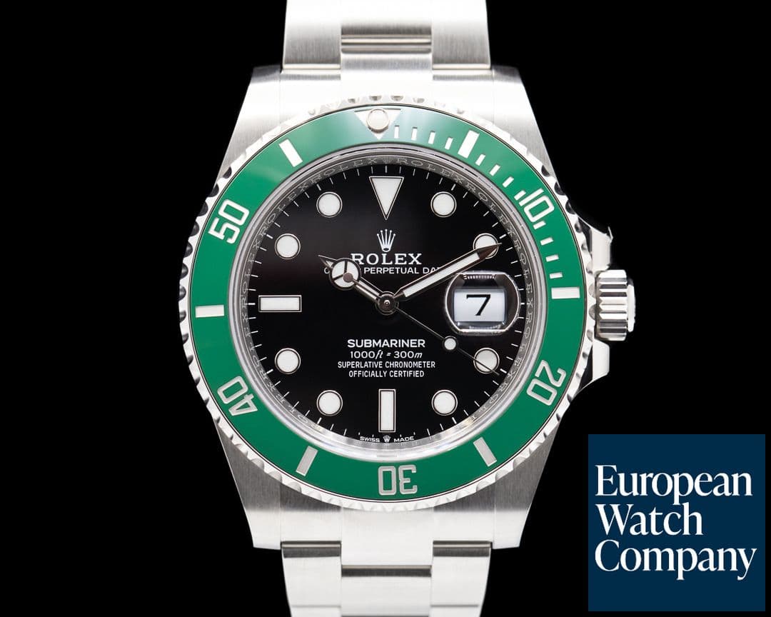 Image of Rolex Submariner Date 126610LV Kermit GREEN Ceramic Bezel 41MM 