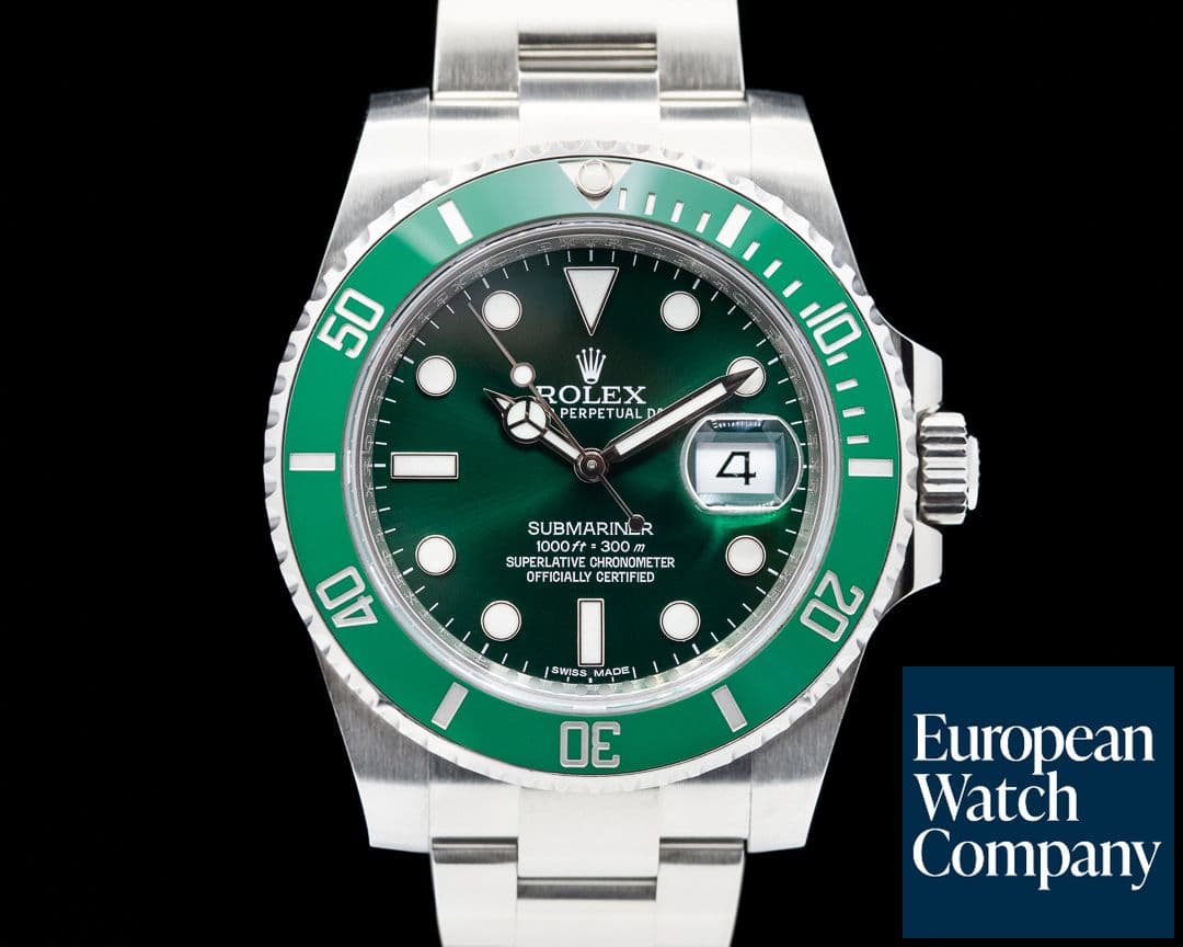 Image of Rolex Submariner "Hulk" Green Ceramic Bezel Green Dial SS 