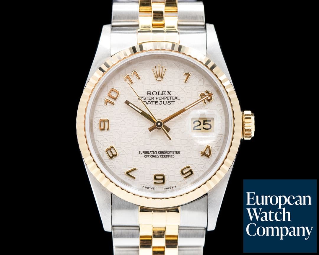 Image of Rolex Datejust White Jubilee Dial 18K/SS