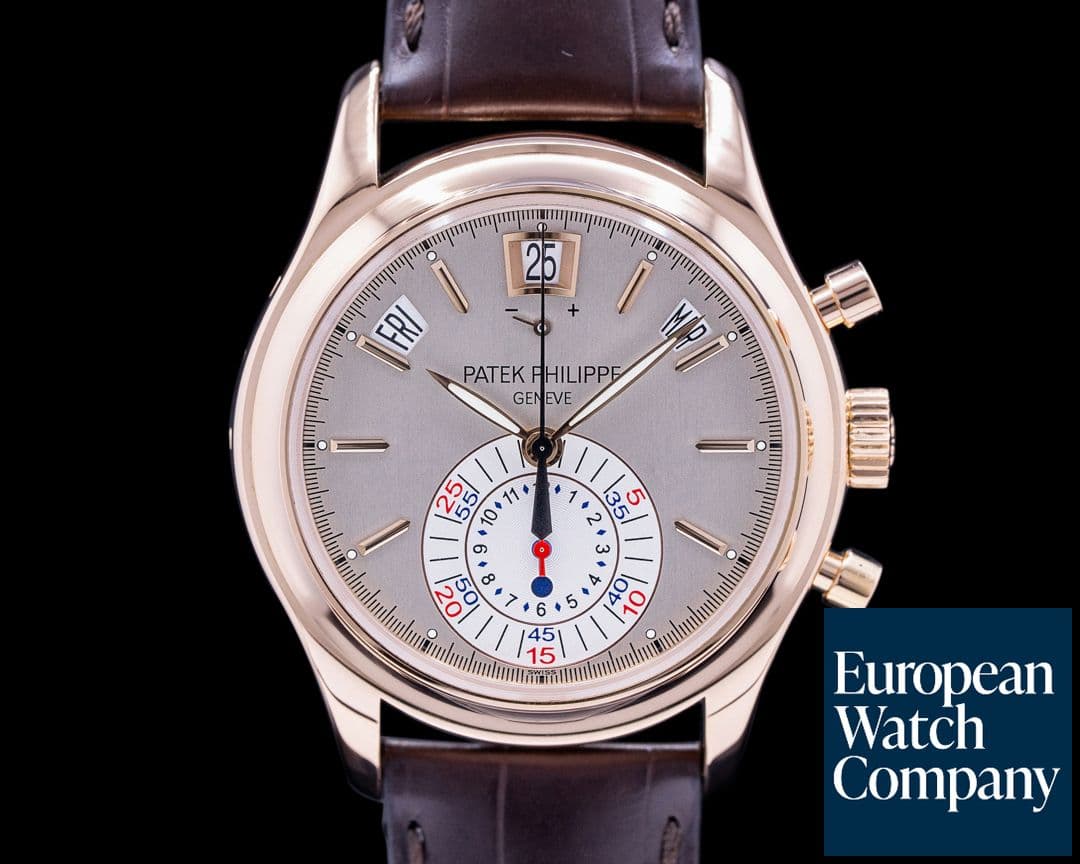 Image of Patek Philippe Annual Calendar Chronograph 5960R 18K Rose Gold