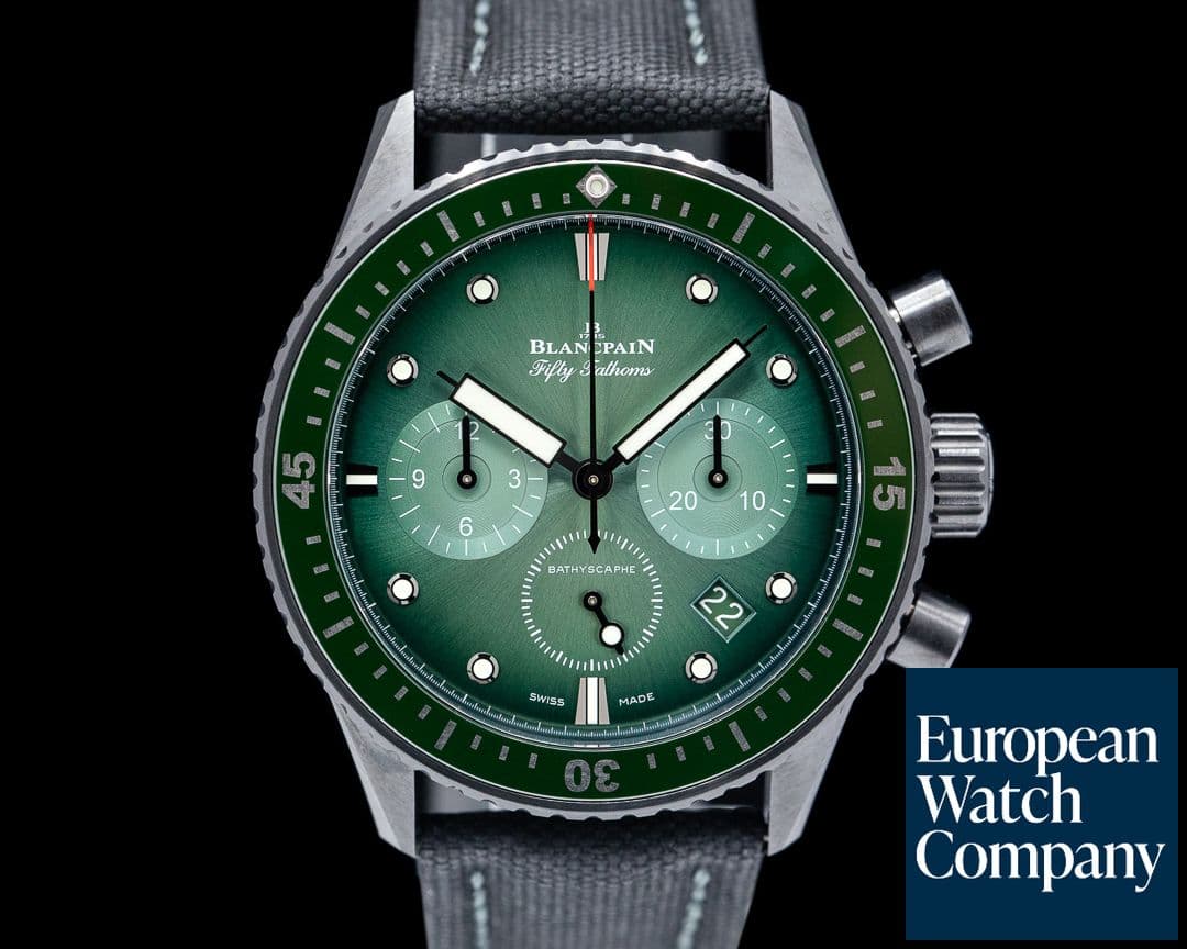 Image of Blancpain Fifty Fathoms Bathyscaphe Flyback Chronograph Ceramic 2022 UNWORN