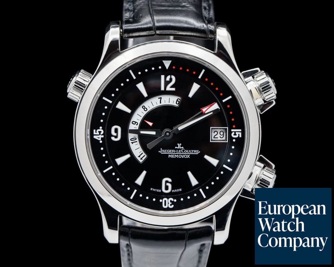 Image of Jaeger LeCoultre Master Compressor Memovox SS / Leather